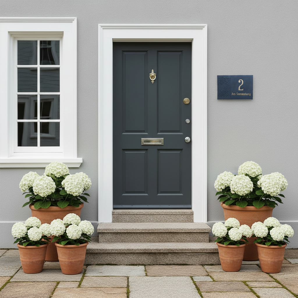 Handgefertigtes Hausnummernschild aus Keramik,schwarz – Mit Straßennamen, individuell, Maße* siehe Beschreibung