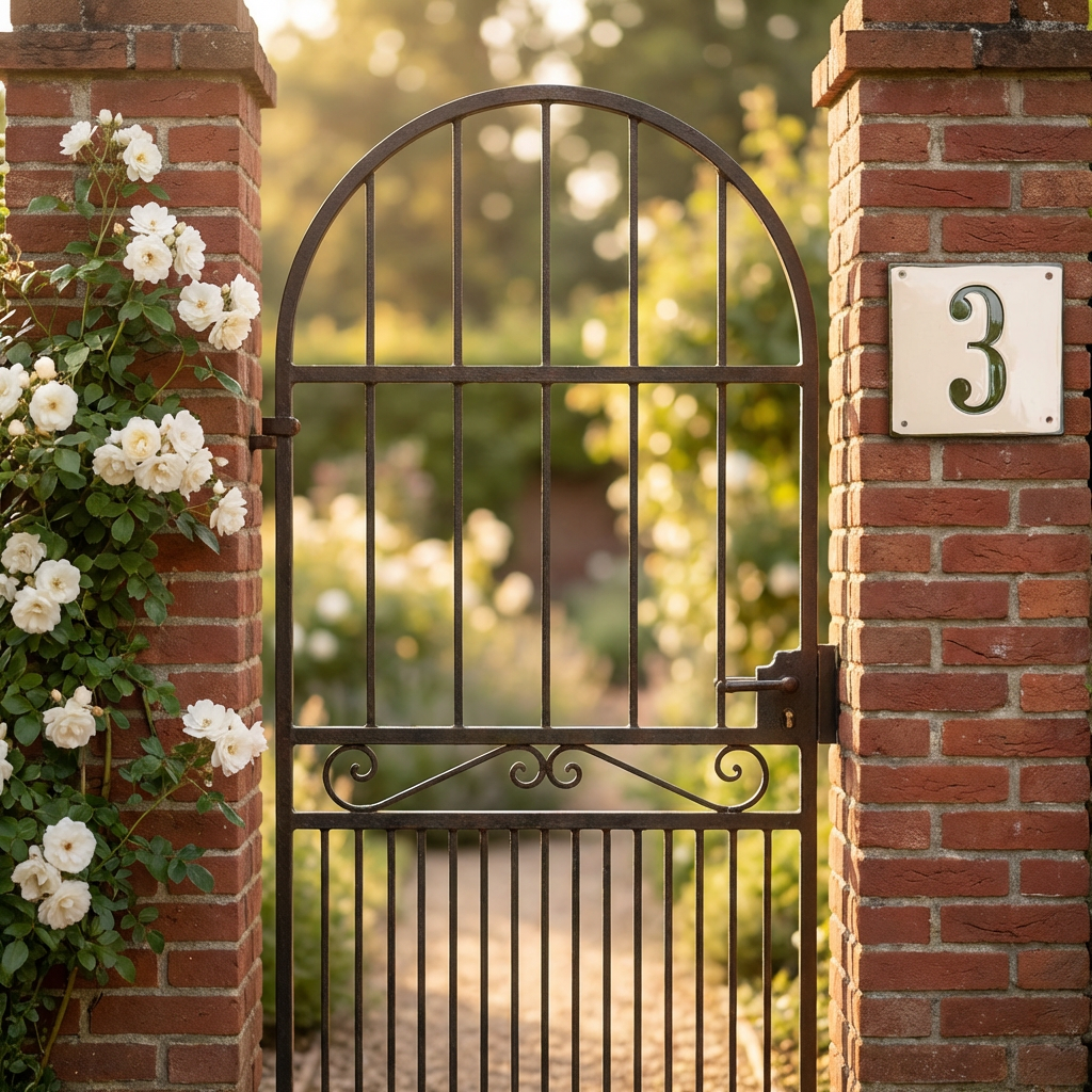 Handgefertigtes Keramik-Hausnummernschild – Zahl 3, Maße* siehe Beschreibung