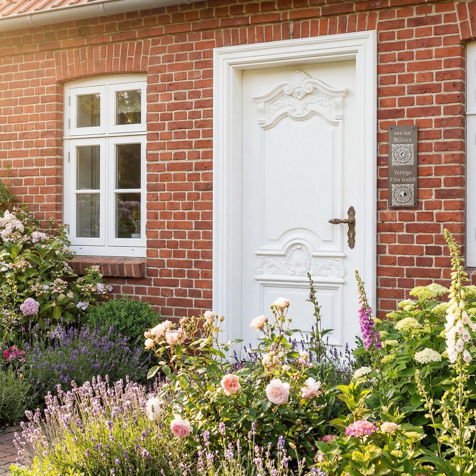 Handgefertigtes Türschild mit Klingelknöpfen und/oder Lichtschaltern, ca 30x14cm