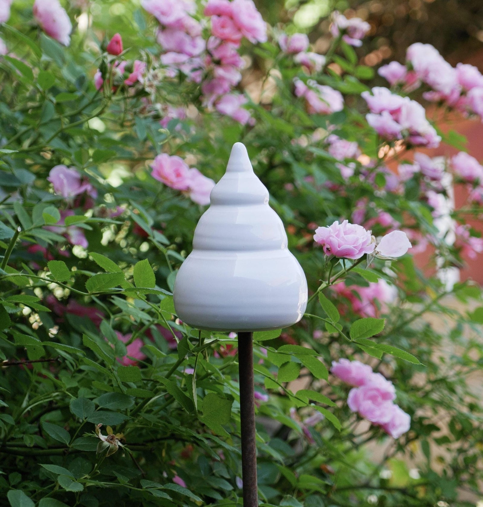 Gartenstecker, Beetstecker, Gartenspitze klein (ca 12 cm hoch ) - Keramikwerkstatt Johanna Brückner