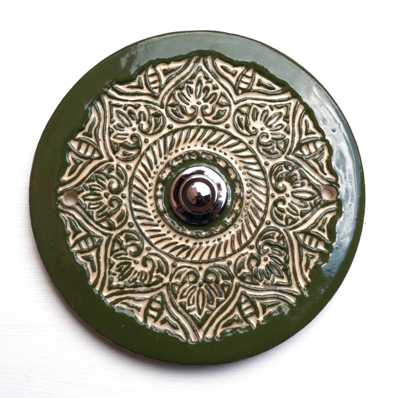 Klingelplatte, Klingelschild aus Keramik G (10-12)