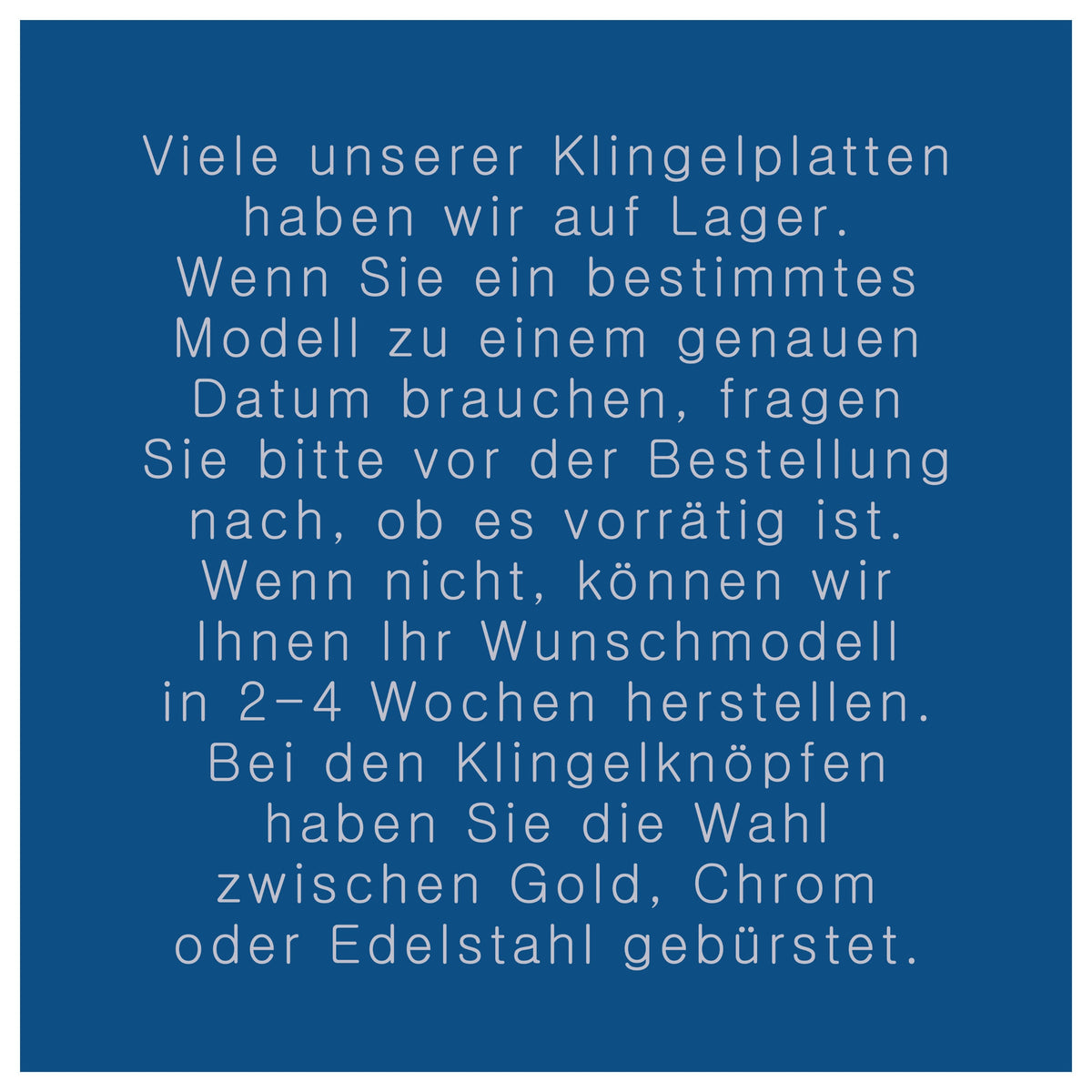 Klingelplatte, Klingelschild aus Keramik G (10-12)