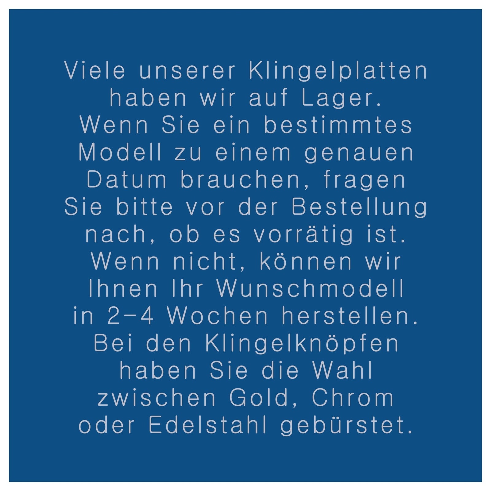 C Klingelplatte, Klingelschild aus Keramik (9-15cm)