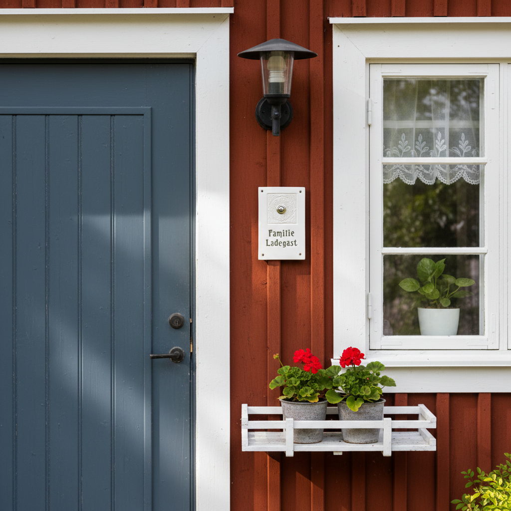 Handgemachtes Türschild aus Keramik – personalisiertes Namensschild ca. 17×20 cm, wetterfest , Weiß glänzend