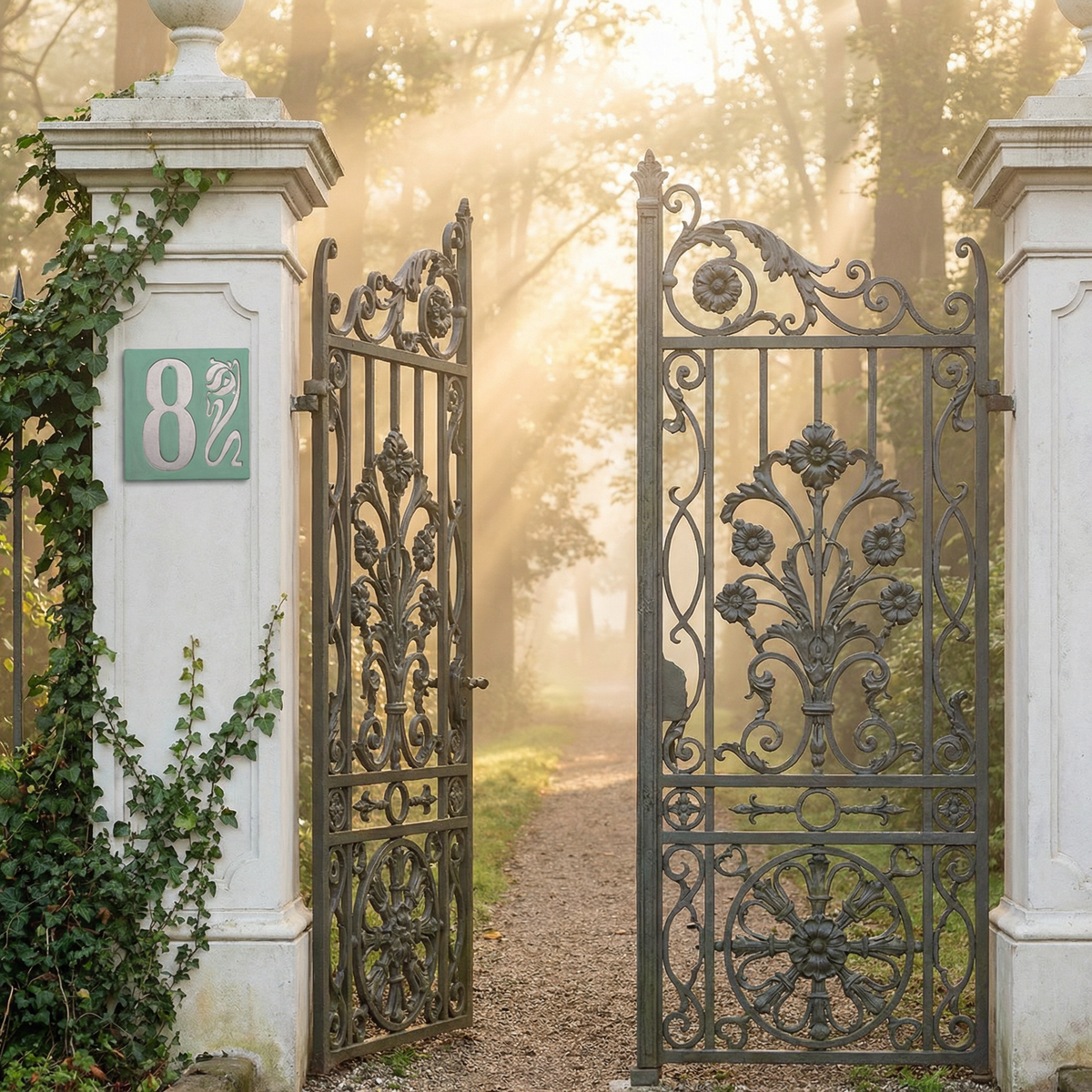Handgemachte Hausnummer Tafel aus Keramik mit Tulpe – personalisierbar, wetterfest, Maße siehe Beschreibung*