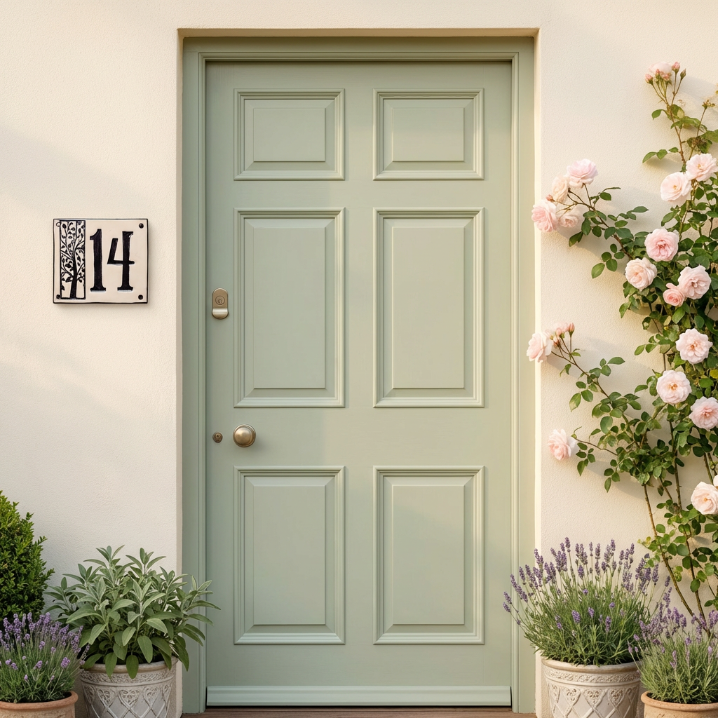 Handgefertigte Hausnummerntafel aus Keramik – Individuell & langlebig, Maße*siehe Beschreibung