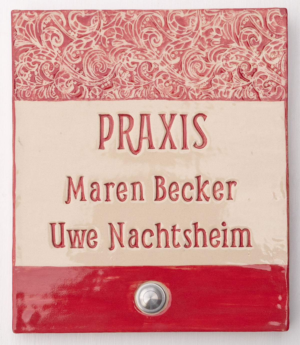 Praxisschild, reserviert für