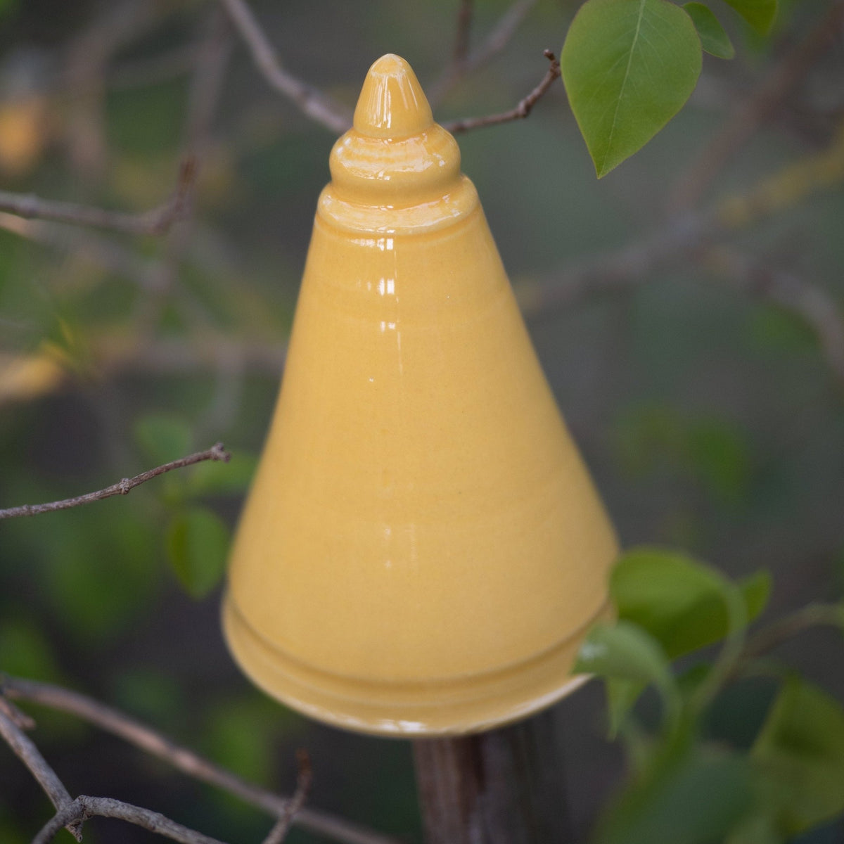 Gartenspitze,handgefertigt aus Keramik, ein Hingucker in Ihrem Garten,Auch schön als Geschenk für Gartenliebhaber - Keramikwerkstatt Johanna Brückner