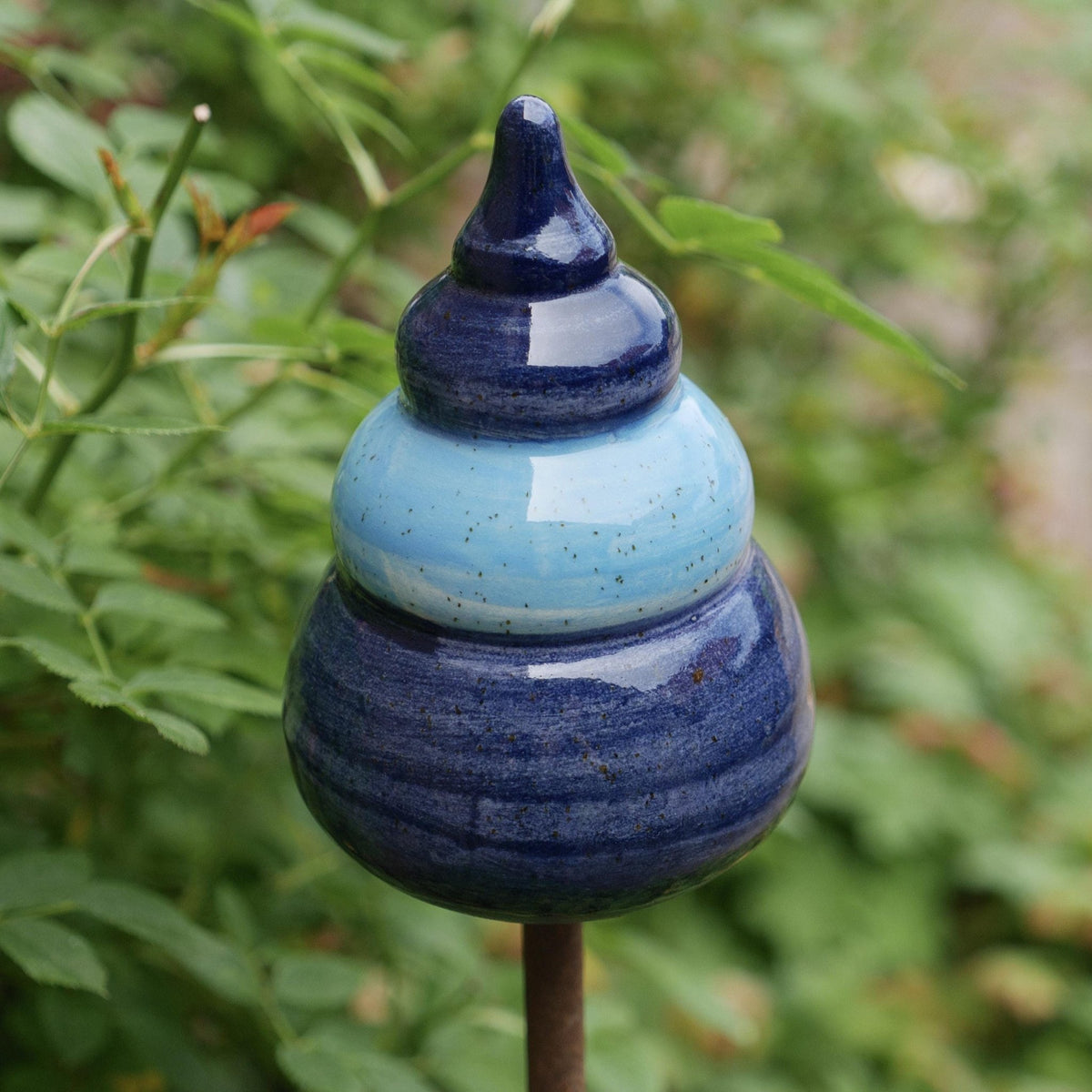 Gartenstecker, Beetstecker, Gartenspitze (ca 12 cm hoch, Öffnung 2-3 cm )