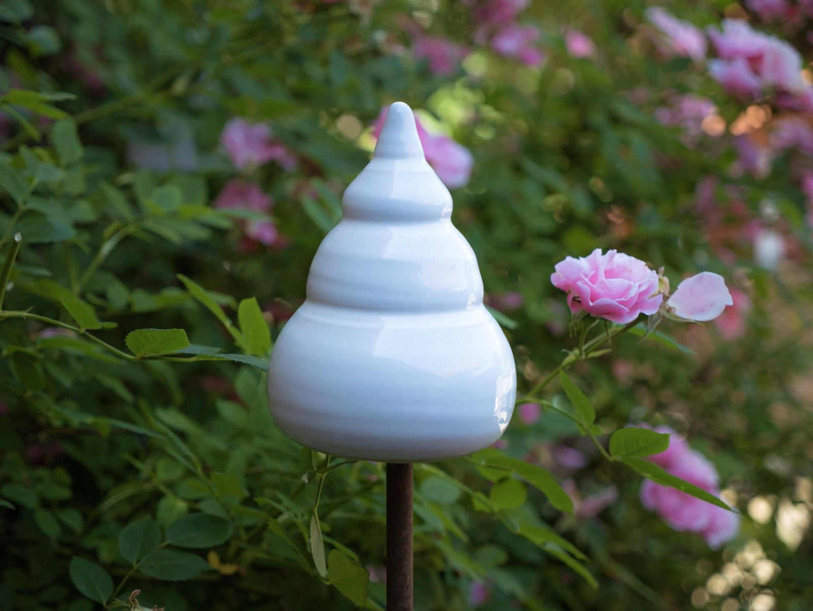 Gartenstecker, Beetstecker, Gartenspitze klein (ca 12 cm hoch ) - Keramikwerkstatt Johanna Brückner