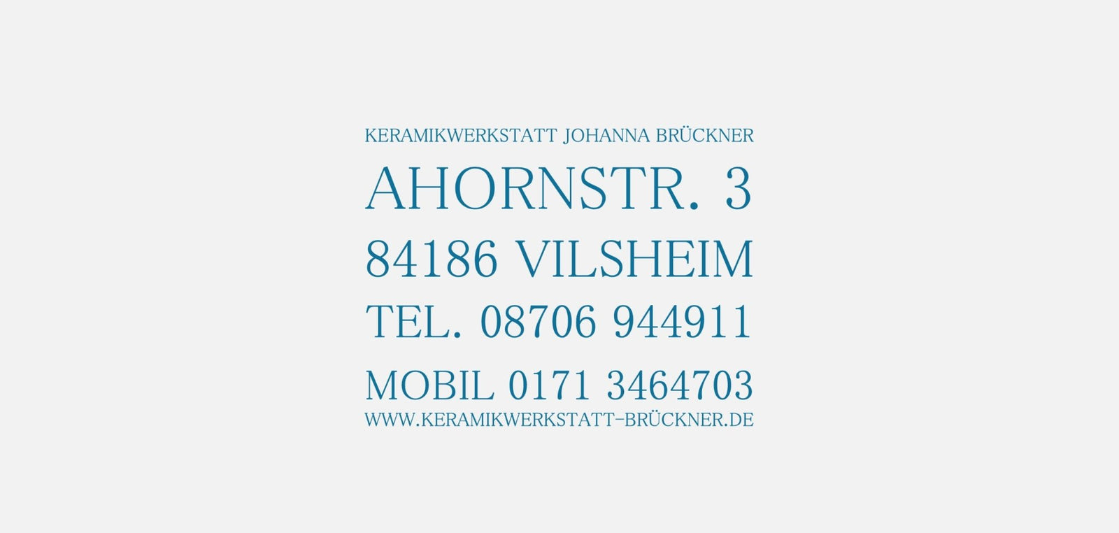 Gutschein - Keramikwerkstatt Johanna Brückner