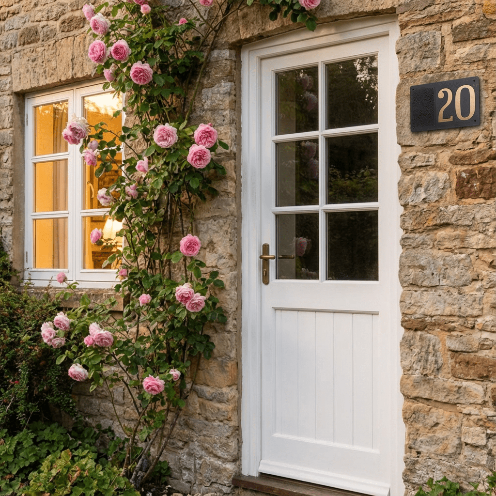 Handgefertigte Hausnummerntafel aus Keramik – Individuell &amp; langlebig