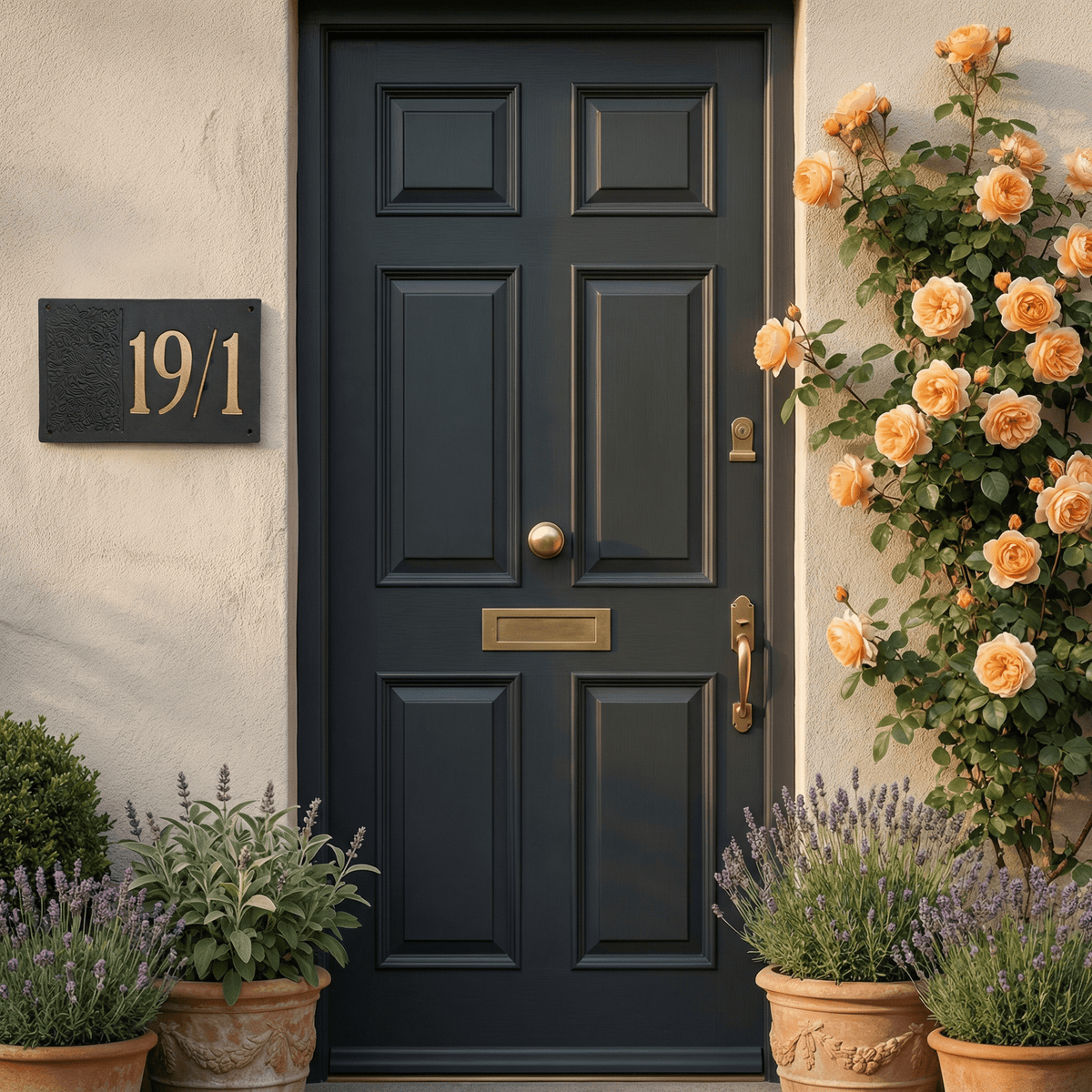 Handgefertigte Hausnummerntafel aus Keramik – Individuell &amp; langlebig