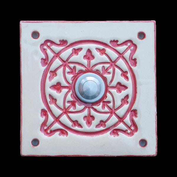 Klingelplatte, Klingelschild aus Keramik G (10-12)