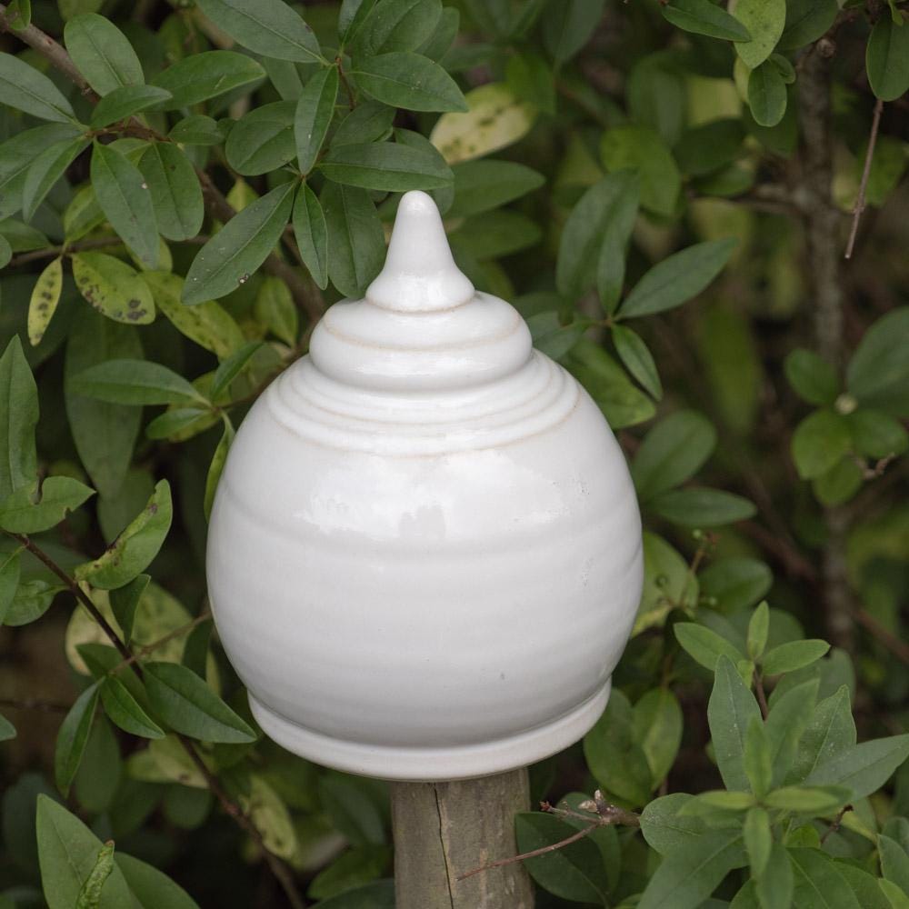 Handgefertigter Keramik - Gartenstecker – Beetstecker klein (ca. 12 cm hoch) - Keramikwerkstatt Johanna Brückner