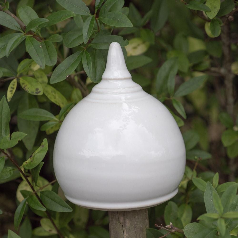Handgefertigter Keramik - Gartenstecker – Beetstecker klein (ca. 12 cm hoch) - Keramikwerkstatt Johanna Brückner