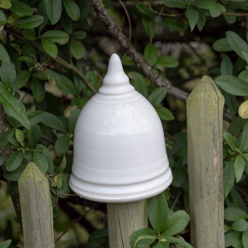 Handgefertigter Keramik - Gartenstecker – Gartenspitze klein (ca. 12 cm hoch) - Keramikwerkstatt Johanna Brückner