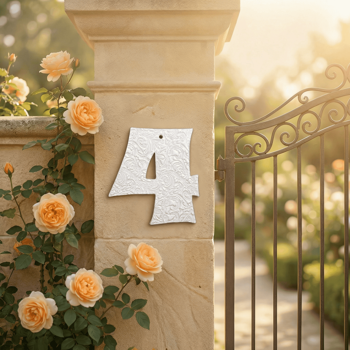 Hausnummer 15 cm – frostfest &amp; wetterbeständig