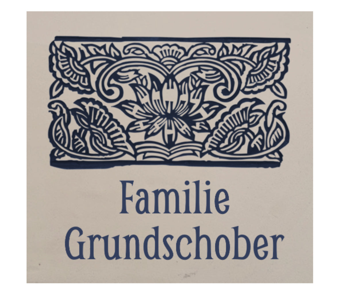 Türschild für Katrin Grundschober