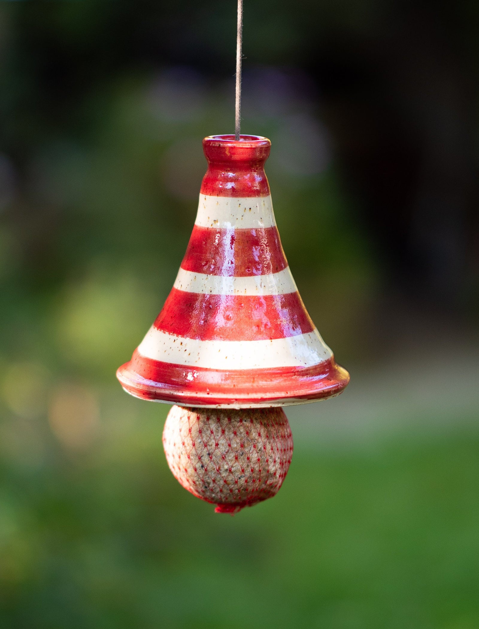 Meisenknödel Dach, Halterung, Überdachung, frostfestRot