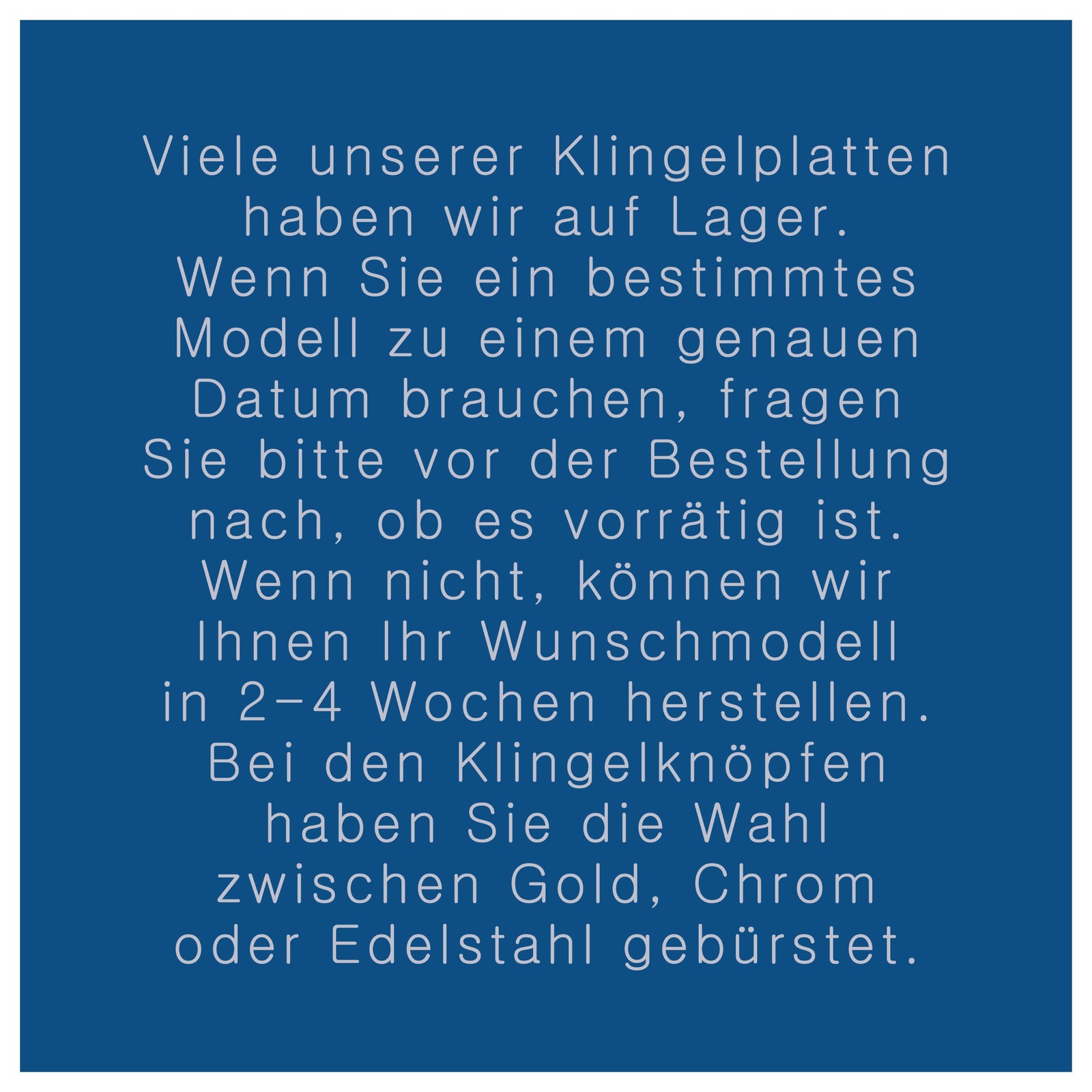 Klingelplatte, Klingelschild aus Keramik G (10-12)