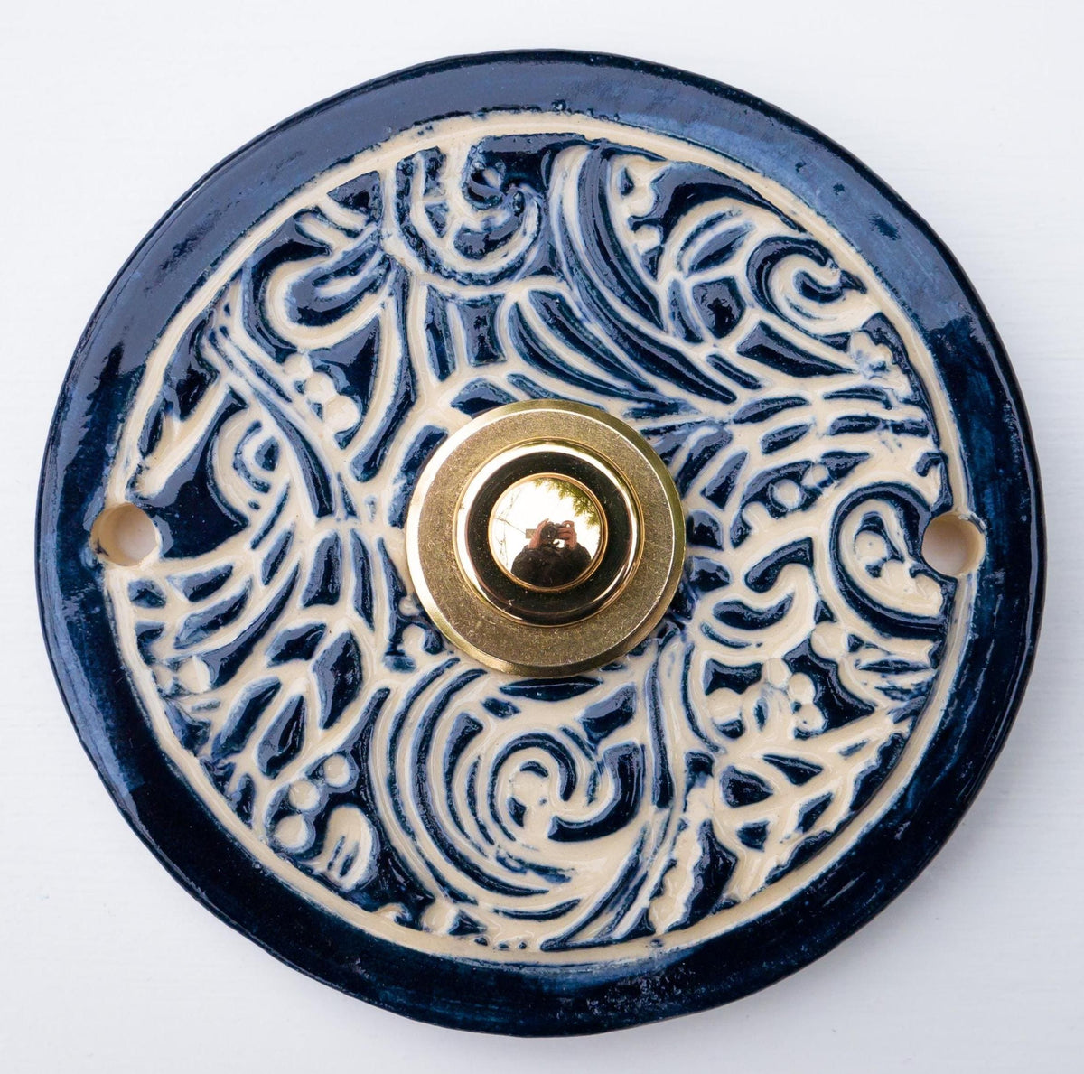 Klingelplatte, Klingelschild aus Keramik G (10-12)