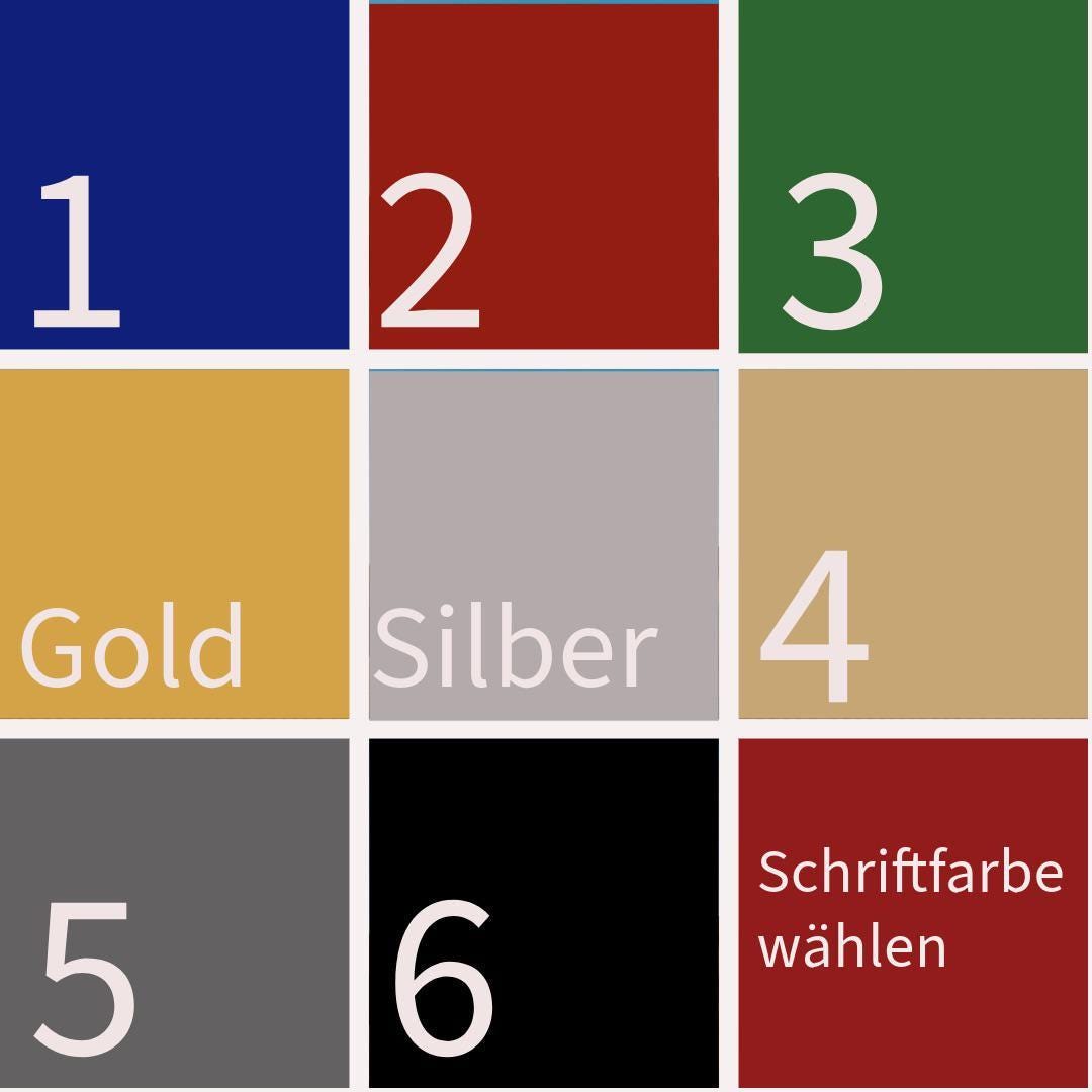 Handgefertigtes Keramik-Türschild – Namensschild (ca. 21×14 cm)