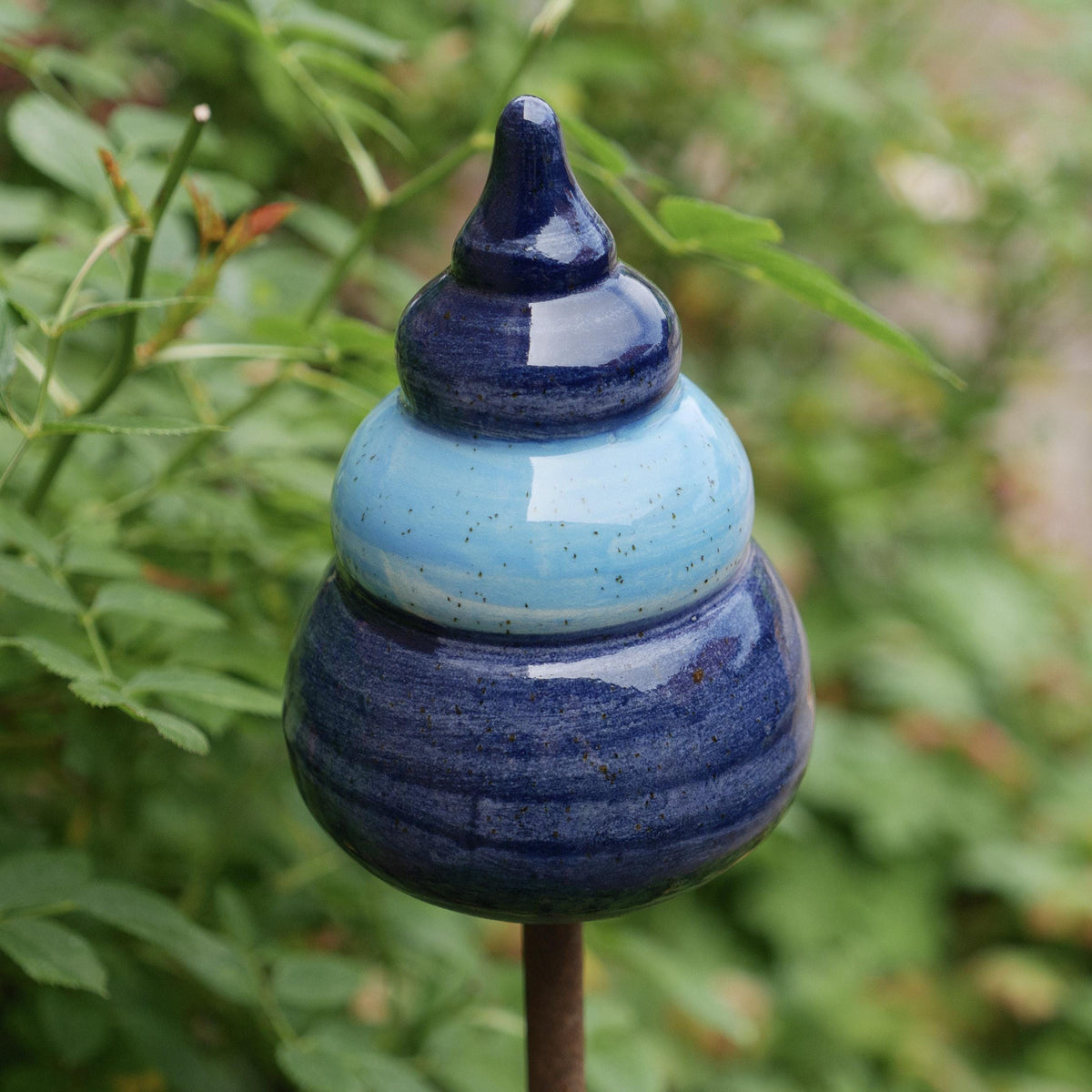 Gartenstecker, Beetstecker, Gartenspitze (ca 12 cm hoch, Öffnung 2-3 cm )