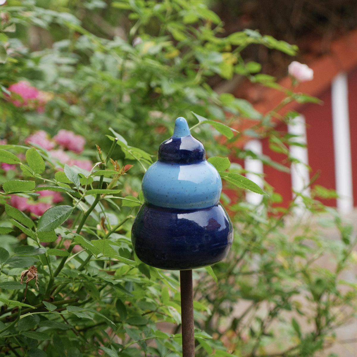 Gartenstecker, Beetstecker, Gartenspitze (ca 12 cm hoch, Öffnung 2-3 cm )