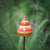 Gartenspitze, Beetstecker H ca 12cm, Öffnung 5-6cmEine kleine Gartenspitze, ca 12cm,orange