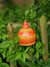 Gartenspitze, Beetstecker H ca 12cm, Öffnung 5-6cmEine kleine Gartenspitze, ca 12cm,orange
