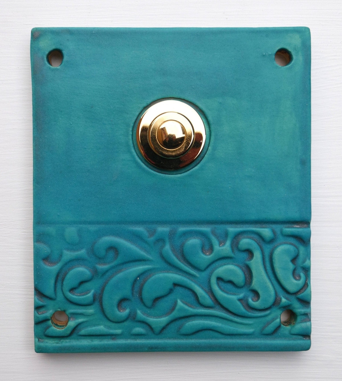 I Klingelplatte, Klingelschild aus Keramik (11x11cm cm -14x14 cm)