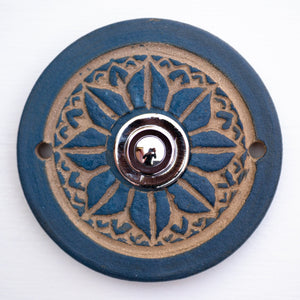 A Klingelplatte, Klingelschild aus Keramik (10-12cm)