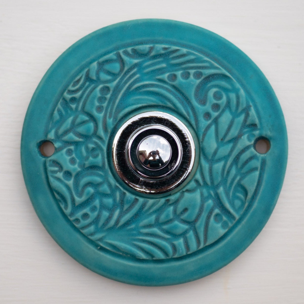 E Klingelplatte, Klingelschild aus Keramik (9-15cm)