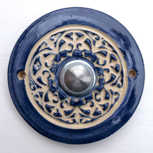 G Klingelplatte, Klingelschild aus Keramik (11-12)