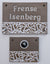 I Klingelplatte, Klingelschild aus Keramik (11x11cm cm -14x14 cm)