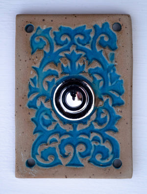 K Klingelplatte, Klingelschild aus Keramik ( ca 8x11 cm)