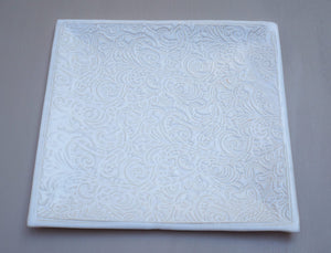 Servierplatte, Kuchenplatte 28 x 28 cm